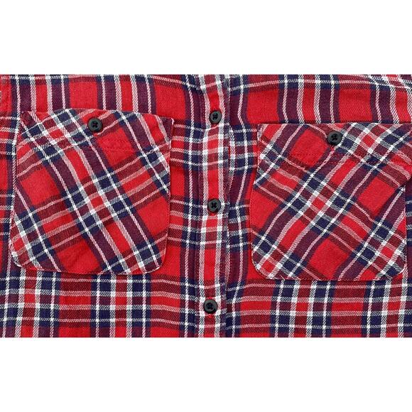 Denim & Supply Ralph Lauren Red Plaid Shirt RL Utility Women's Sz. S/P - Picture 3 of 4